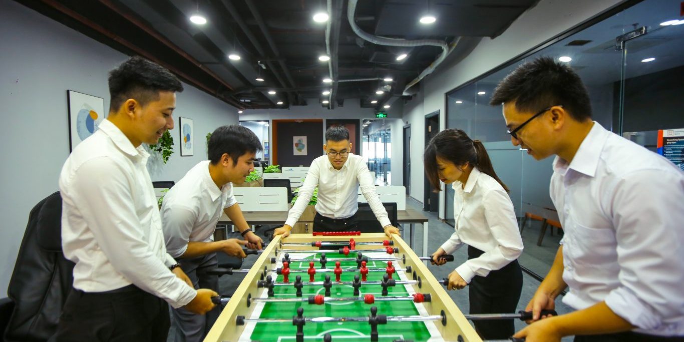 không gian chung khu giai tri